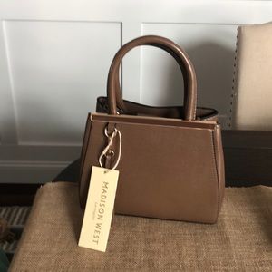 Madison west purse taupe color